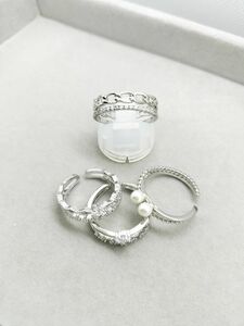 シルバー 925 silver925 シルバーアクセサリー リング　北欧 フリーサイズ