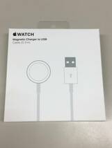 4.送料無料　Apple Watch磁気充電器 - USBケーブル0.3m MX2G2AM/A_画像2