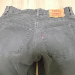 【即決 送料無料】美品 リーバイス５０２ Levi's コーデュロイパンツ サイズＷ２９ 色チャコールグレー系 ヴィンテージ風の画像3