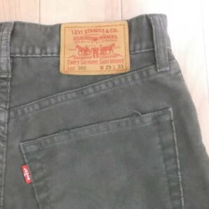 【即決 送料無料】美品 リーバイス５０２ Levi's コーデュロイパンツ サイズＷ２９ 色チャコールグレー系 ヴィンテージ風の画像4