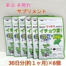 送料無料 新品 DHA＋EPA＋イチョウ葉エキス シードコムス 6ヶ月 サプリメント 美容 健康食品 記憶力 受験勉強 認知症 アンチエイジング_画像1