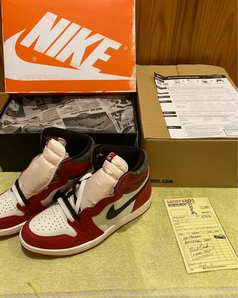 エア ジョーダン 1 レトロ HIGH OG aj1 シカゴ Chicago ナイキ NIKE 