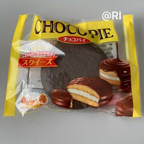 LOTTE チョコパイ　スクイーズ マスコット ノーマル ver 食品サンプル