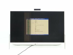 中古 一体型パソコンFMV　FH52/B3　Celeron3865U　4GB　BIOSまで表示　液晶割れ　表示不良　縦線あり　ジャンク品　　送料無料