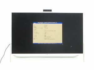 中古 一体型パソコンFMV　FH52/B3　Celeron3865U　4GB　BIOSまで表示　画面に目立つ傷あり　ジャンク品　　送料無料