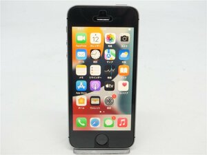 中古動作品　Apple iPhoneSE 16GB 　A1723 AU利用制限（〇） 　最大容量86％　　 初期化済　送料無料