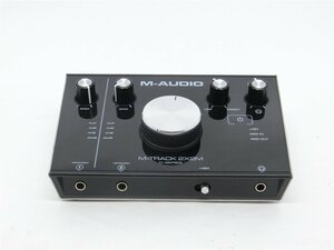 中古　M-AUDIO ( エムオーディオ ) / M-Track 2X2Mオーディオインターフェイス　通電のみ確認済み　動作不明　ジャンク品　送料無料