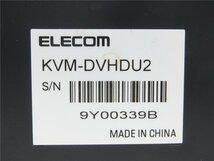 中古　PC切替器 ELECOM KVM-DVHDU2 DVI 　送料無料_画像4