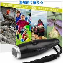 送料240円　電子ホイッスル 電子 ホイッスル 笛 大音量 緊急用 防災 SOS 審判 訓練_画像2