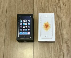 マニア必見！ iPhone 3GS + iPhone SE 空箱