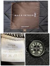 【希少 極美品 L】 Mackintosh キルティング ジャケット ブルゾン スタンドカラー ウール マッキントッシュ メンズ ビジネス ブラック 40_画像10