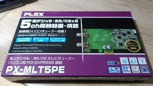 [ジャンク] PLEX プレクス PX-MLT5PE 地上デジタル BS/CS テレビチューナー 5ch同時録画・視聴 パソコン用 PCI-EXPRESS接続