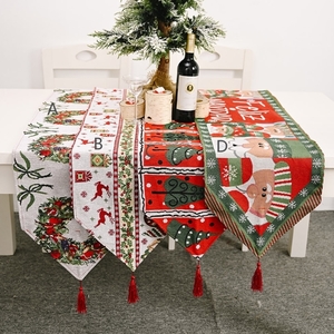 クリスマス テーブルクロス クリスマス飾り 180*35cm テーブルカバー パーティグッズ 室内装飾 デコレーション X855