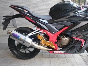 ベビーフェイス　BABY　FACE　 バックステップ　GPX DEMON GR200R ゴールド　美品　送料無料!　マフラーとセット割り有り　GPX デーモン　