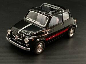 フィアット500L 1/24 ブラック Kinsmart キンスマート プルバックカー ミニカーFIAT500L 旧車