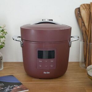 電気圧力鍋 Re・DePot(リデポット) レッド 2L PCH-20LR
