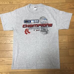 MLB BOSTON RED SOX “WORLD SERIES CHAMPION” AUTHENTIC COLLECTION T-SHORTS size-M(着丈71身幅52) 未使用 送料無料 NCNR