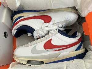 US10 28.0cm 正規品 NIKE ナイキ × sacai サカイ DQ0581-100 ZOOM CORTEZ SP ズーム コルテッツ スニーカー Airエア ジョーダントラヴィス