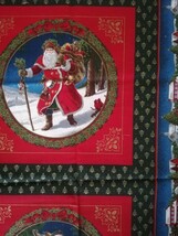 USA クリスマス コットン パネル生地　ハギレ　約90×110cm(生地幅)_画像3