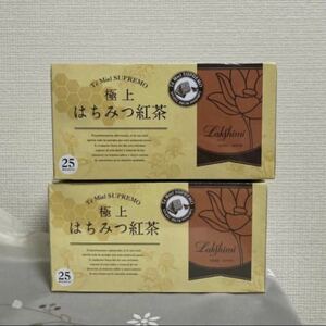 ラクシュミー 極上はちみつ紅茶 ティーバッグ 25袋入り×2箱