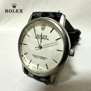 極希少 ROLEX ロレックス オイスターパーペチュアル 腕時計 シルバー ヴィンテージ vintage アンティーク 高級 文字盤 ウォッチ 部品 銀 