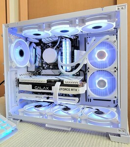 ハイスペックゲーミングPC／RYZEN 5 5600X／RTX 3060 WHITE／SSD 1TB／RGB DDR4 16GB／水冷クーラー／LIANLI DYNAMIC／Windows 11 Pro