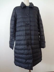 ***+. K-S lady's light weight down coat black 3L unused *+.**mc934