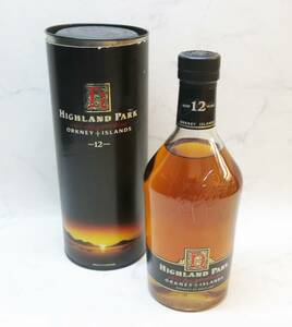 SAKE225 【古酒】HIGHLAND PARK ハイランドパーク 12年 オークニー シングルモルト スコッチ ウイスキー 1000ml 43％ 未開栓 箱付き