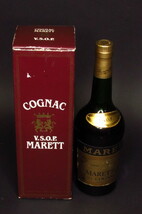 ◆古酒　COGNAC　MARETT　VSOP　マレット　700ｍｌ_画像1