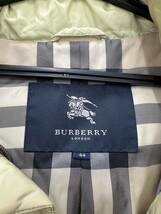 BURBERRY LONDON バーバリーロンドン ダウンコート 表記サイズ44 ベージュ系_画像4