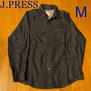 J.PRESS デニムシャツ メンズ M 長袖シャツ オンワード樫山J.プレス