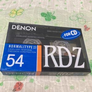 レア DENON RD-Z 54 カセットテープ ノーマルポジション デンオン 高音質 TYPEI Normal 新品 未使用