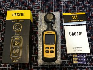 ●美品 URCERI ウルセリ 温度計 照度計/光度計 MT-912 CE EMC適合 LIGHT METER●