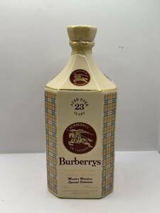 F353 ★未開栓★Burberrys 23年 スコッチウイスキー バーバリー 陶器 700ml 40% 古酒【未開栓品/現状品】