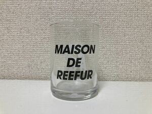 新品未使用 メゾンドリーファー ロゴプリントグラス　 梨花MAISON DE REEFUR