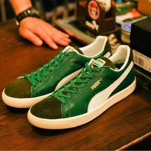 【足数少・ビンテージ】atmos × SOMA × Puma Suede VTG MIJ Greenアトモス × ソーマ × プーマ スウェード VTG MIJ グリーンの画像1