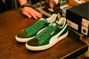 【足数少・ビンテージ】atmos × SOMA × Puma Suede VTG MIJ Greenアトモス × ソーマ × プーマ スウェード VTG MIJ グリーン