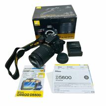 ★【美品/動作品】 Nikon デジタル一眼レフカメラ D5600 18-140 VR レンズキットブラック D5600LK18-140BK_画像1