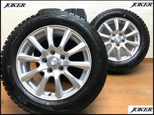 WEDS JOKER(16インチ/6.5J/5穴/ PCD114.3/OFF SET +40)■タイヤDUNLOP WINTER MAXX (205/60R16) スタッドレス/タイヤ/ホイール4本セット