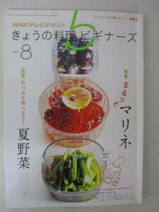 AR13072 NHKテレビテキスト きょうの料理ビギナーズ 2014.8 まるっとマリネ スポーツドリンク HOW TO たっぷり食べよう 夏野菜