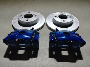 DA63T DA16T キャリイトラック DA62W DA64W エブリイワゴン 13インチ仕様ブレーキキャリパー&ベンチレーテッドスリットブレーキローター