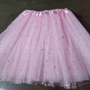 キッズパニエ ダンス チュール スカート 新品 ガールズ ひらひら