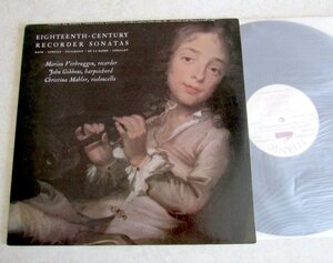 【LP】 Marion Verbruggen , John Gibbons , Christina Mahler / Eighteenth-Century Recorder Sonatas