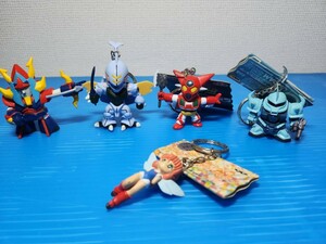 スーパーロボット大戦 キーホルダー まとめ売りダンバイン ガンダム ライディーン等