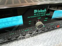 プリメインアンプ マッキントッシュ McIntosh：MA6400_画像3