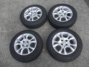 フィアット　MAK　5,5J-14+35 PCD98　165/70R14 スタッドレス2021年製