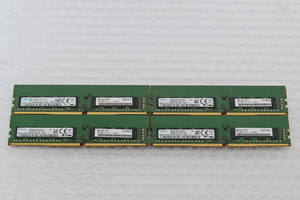 ★SAMSUNG★8GBx4枚 計32GB DDR4 17000 PC4-2133P ECC Unbuffered M391A1G43DB0-CPBQ ③