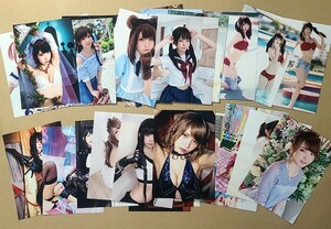 ⑦ えなこ　写真　約30枚　まとめてセット　ブロマイド生写真　コスプレイヤー　グラビアアイドル　タレント　歌手　声優　アニメ　グッズ