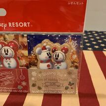 SALE！ ☆東京ディズニーランド ・シー2016 クリスマス ふせんセット☆新品未使用です。雪だるまミッキー・ミニー！TDL TDS_画像5