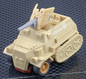 5台～送料無料 中古美品 当時物 日本製 コンバットチョロQ C-08 GERMAN HANOMAG 茶 単装砲 ドイツ軍 ハノマーク 兵員輸送車 CHORO-Q EMDT